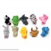 RHX Cute 10 Kinds Lot of Velvet Animal Style Finger Puppets Set Kids Children Gifts B00EQ2EGG2